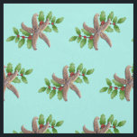 Tissu Starfish et Holly Motif Beach Christmas Seafoam<br><div class="desc">Tissu à motif feuille pour l'artisanat et la couture. Bleu-vert de mer,  arrière - plan couleur de mer avec feuilles verts et étoiles de mer marron. Pour choisir une autre couleur arrière - plan,  utilisez le bouton personnaliser et faites défiler vers le bas pour voir un graphique en couleurs.</div>