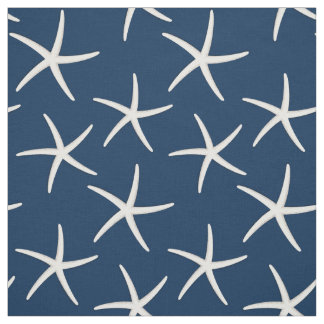 Tissu Starfish Motif Marine Blue Beach Thème Nautique