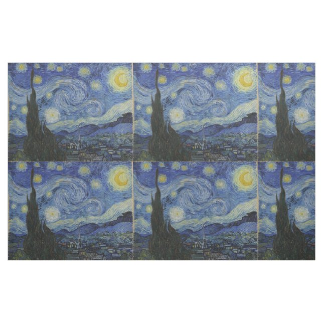 Tissu Starry Night Vincent van Gogh Tiled (Yard)