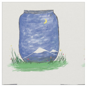 Tissu Stars Jar