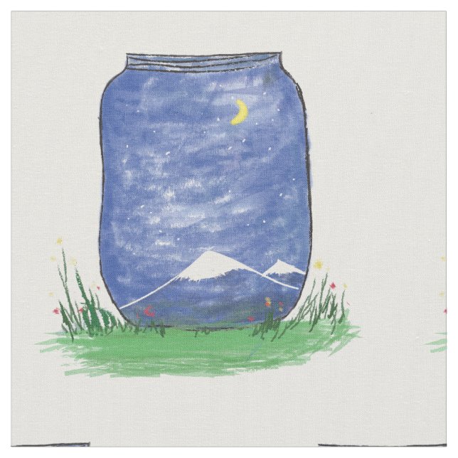 Tissu Stars Jar (Fermer)