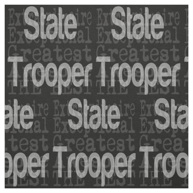 Tissu State Trooper Extraordinaire (Échantillon)