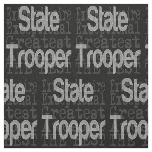 Tissu State Trooper Extraordinaire (Échantillon)
