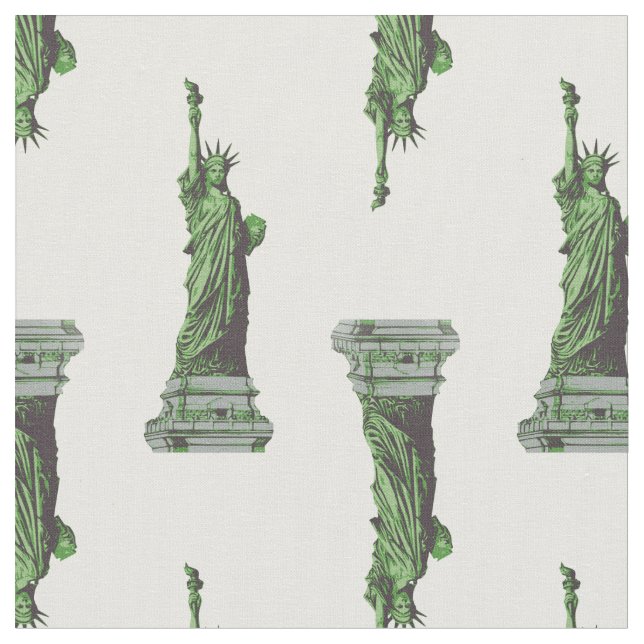 Tissu statue de liberté new york (Fermer)