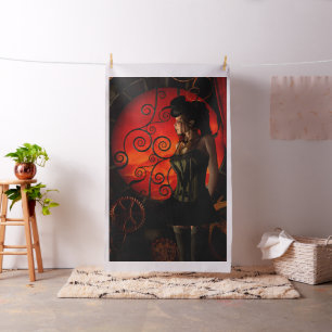 Tissu Steampunk, dame merveilleuse de steampunk pendant