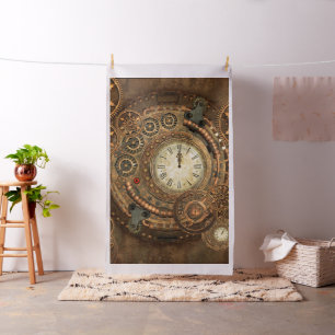 Tissu Steampunk, rouages merveilleux