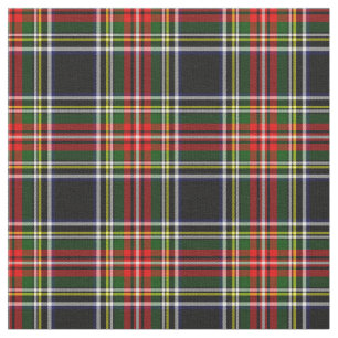 Tissu Stewart Black Tartan