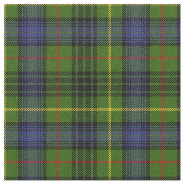 Tissu Stewart chassant la copie de tartan (Fermer)