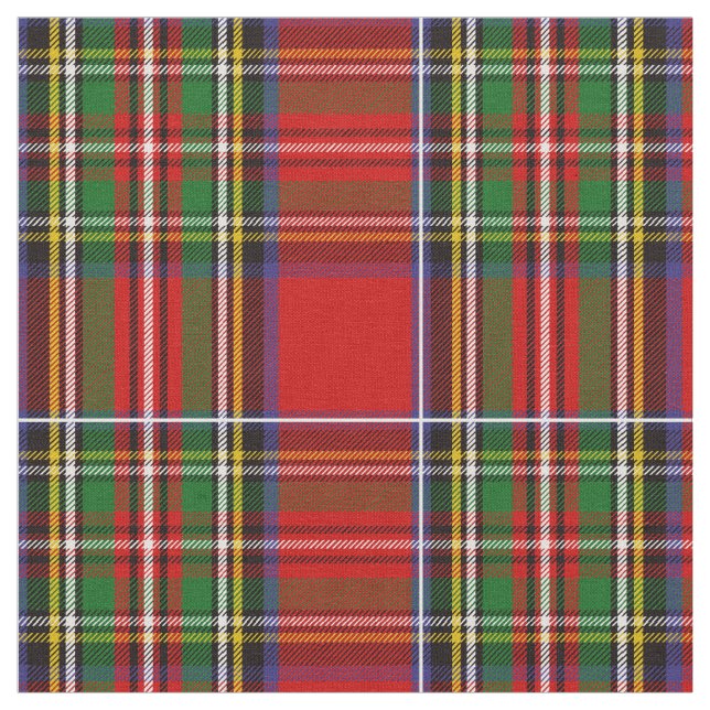 Tissu Stewart Tartan Imprimer (Fermer)