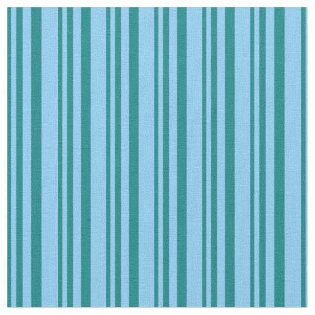 Tissu Stripes bleu ciel turquoise et clair (Fermer)