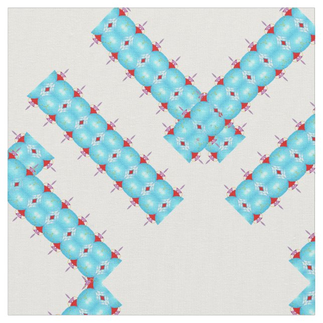 Tissu Structure bleue personnalisée (Fermer)