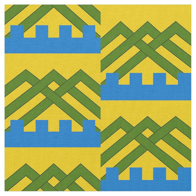 Tissu Structure de Badge de Populace SCA Wyldewode (Fermer)