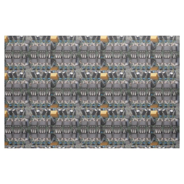 Tissu Structure de circuit de transistor de puissance (Fat Quarter)
