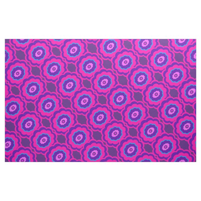 Tissu Structure de conception de fleurs (Fat Quarter)