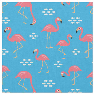 Tissu Structure de Flamant rose