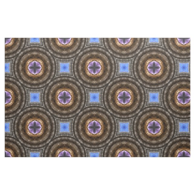 Tissu Structure de flux circulaire motif (Fat Quarter)