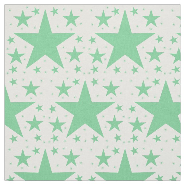 Tissu Structure Motif de collection Superstar verte (Échantillon)