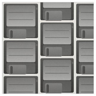 Tissu Structure Motif de disquette grise