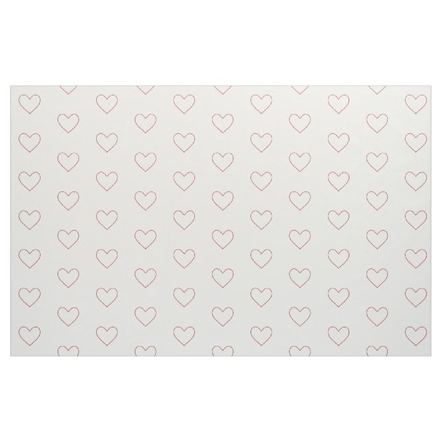 Tissu Structure Motif du coeur (Fat Quarter)