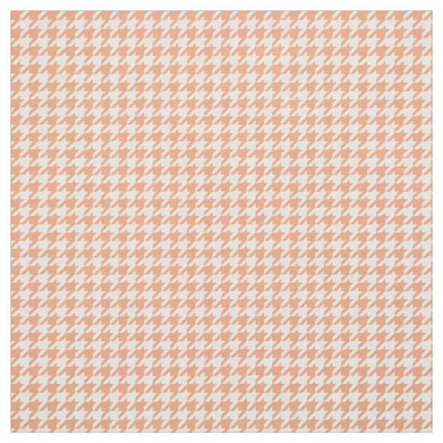 Tissu Structure Motif orange blanc en pied de cheminée (Échantillon)