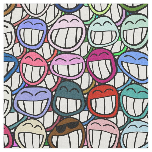 Tissu Structure personnalisée Grin 1 (Fermer)