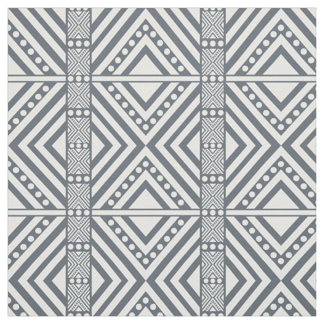 Tissu Style africain Motif sans faille. Couleur blanche (Échantillon)