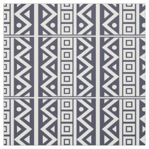Tissu Style africain traditionnel Motif blanc transparen