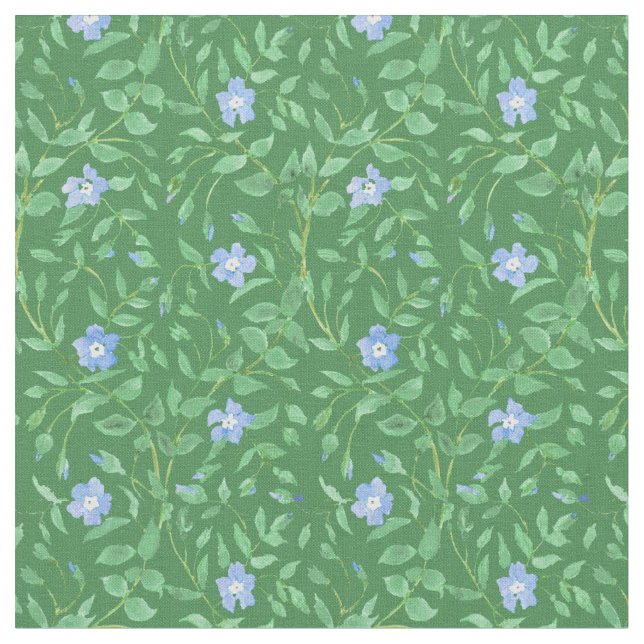 Tissu Style campagnard vert-foncé bleu de bigorneau (Fermer)