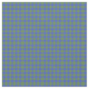 Tissu Style d'art folklorique Bleu écossais En vichy tis