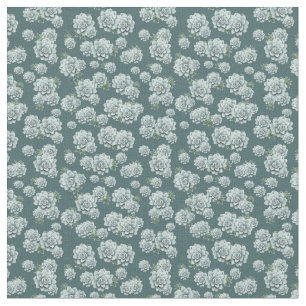 Tissu Succulents de couleur de la menthe Répéter le Moti