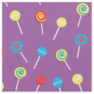 Tissu Sucettes Mignonnes Enfants Bonbons Colorés