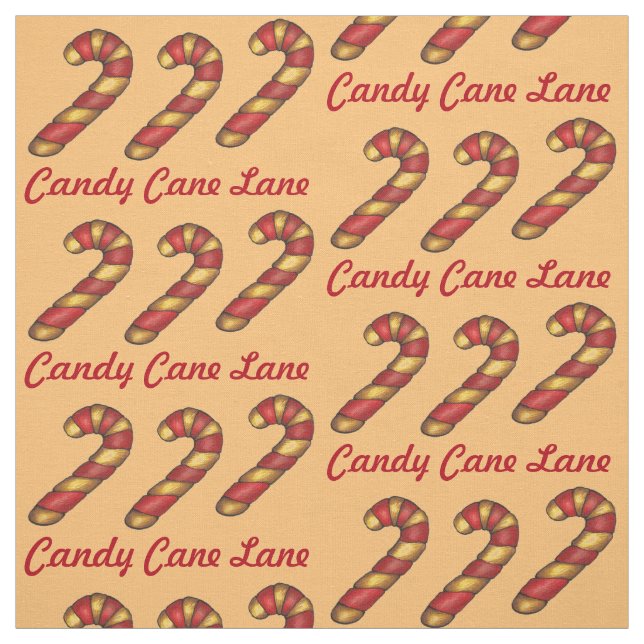 Tissu Sucre de canne Lane Christmas Cookie Holiday Bakin (Échantillon)