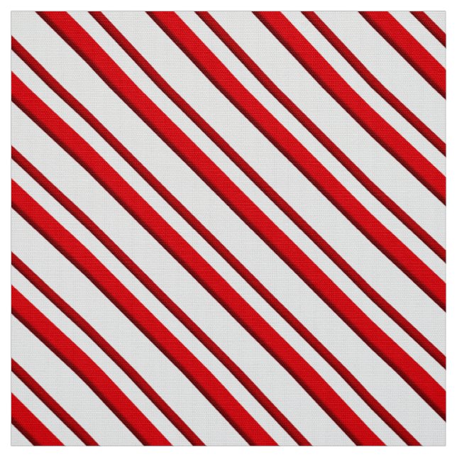 Tissu Sucre de canne, Pepperment rouge et blanc (Échantillon)