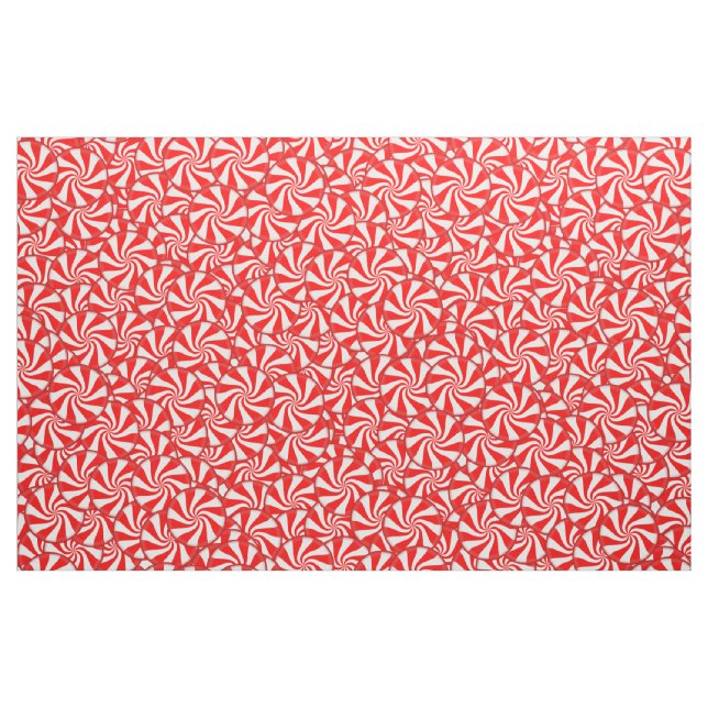Tissu Sucrerie de menthe poivrée (Yard)