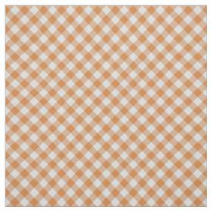 Tissu Summer Orange Country Cottage En vichy Stripes