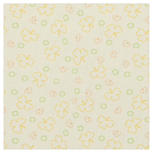 Tissu Sunny Shamrock irlandais (Fermer)