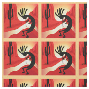 Tissu Sunset du désert Kokopelli Sud-ouest
