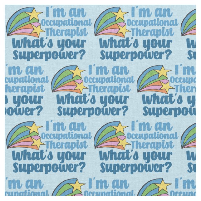 Tissu Super ergothérapeute Cute Blue OT (Fermer)