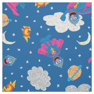 Tissu Super Grover 2.0 Motif Sky de nuit