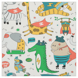 Tissu Super héros animal