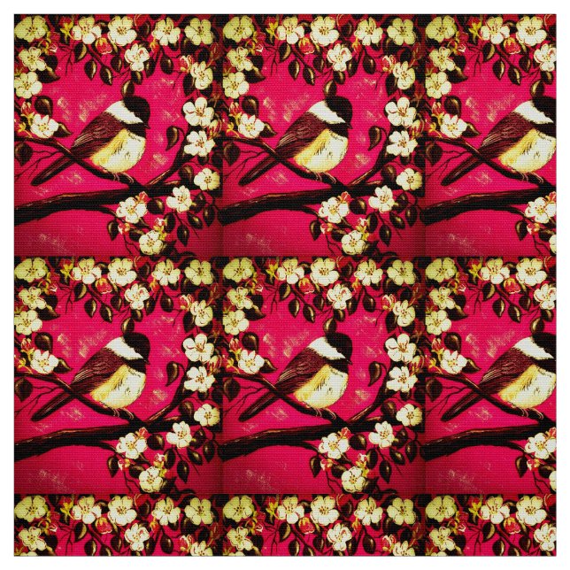 Tissu Super Punch Chickadee (Échantillon)