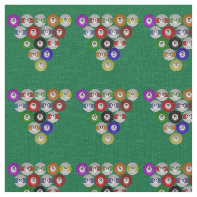 Tissu Support de salle de billard de 8 billards de boule (Fermer)