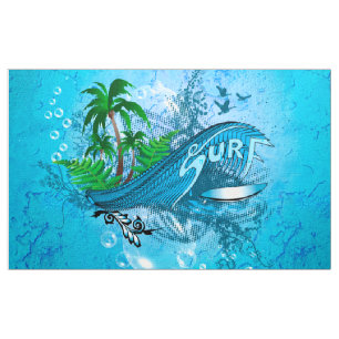 Tissu Surfer, planche de surf