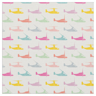 Tissu Sweet Pastels V-22 Osprey Motif