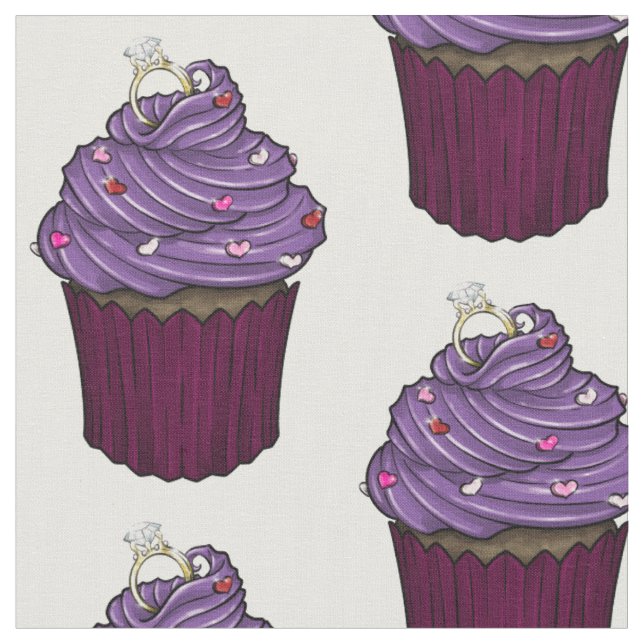 Tissu Sweet Proposition Cupcake (Fermer)