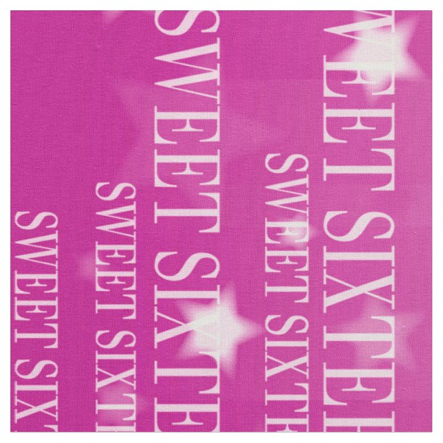 Tissu Sweet sixteen (Fermer)