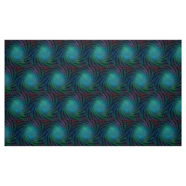 Tissu Swirl psychédélique MVB (Fat Quarter)