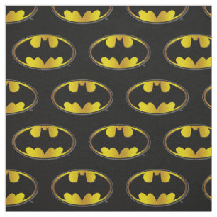 Tissu Symbole Batman   Logo de dégradé ovale