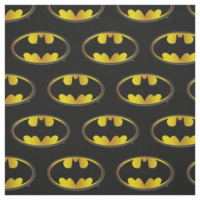 Tissu Symbole Batman | Logo de dégradé ovale (Échantillon)