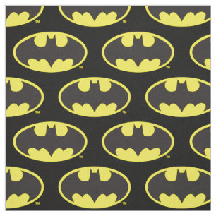 Tissu Symbole Batman   Logo Oval de chauve-souris